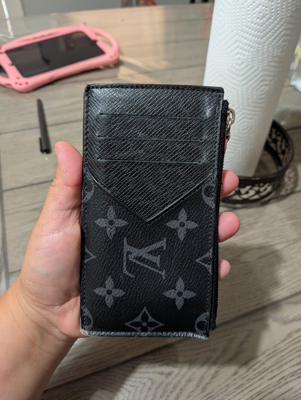 Louis Vuitton Black Monogram Card Holder Wallet - Picture 3 of 16